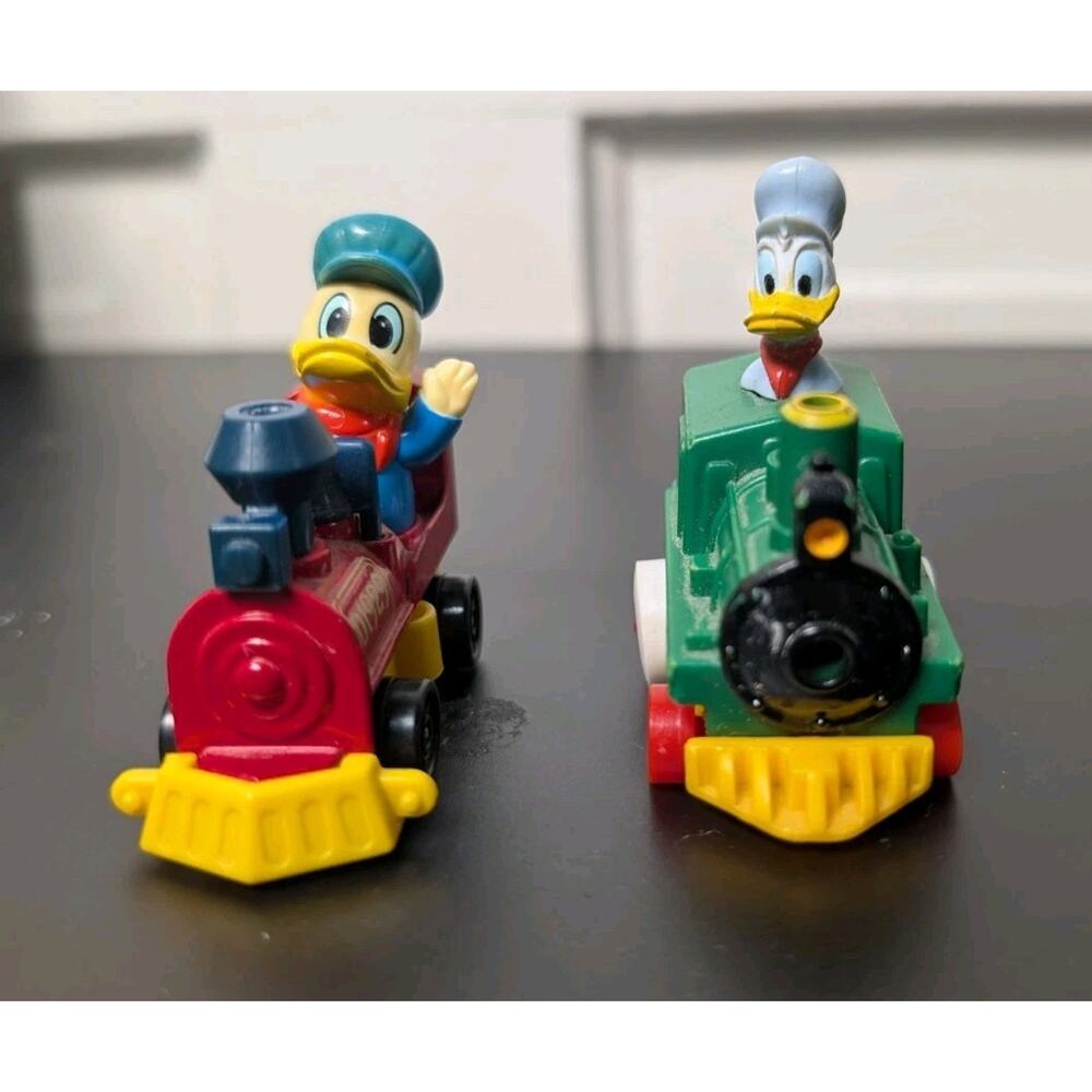 Vintage Tomy Walt Disney Productions Donald Duck Roy Trains Diecast And Plastic